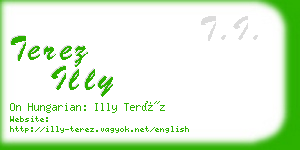 terez illy business card